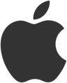 Apple logo.