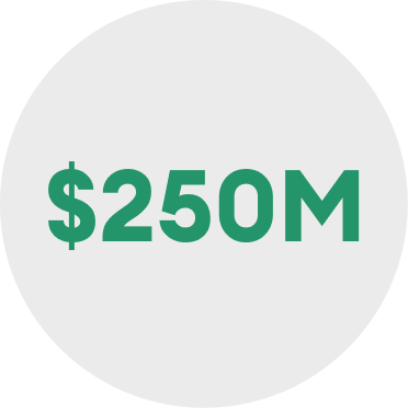 $250M.