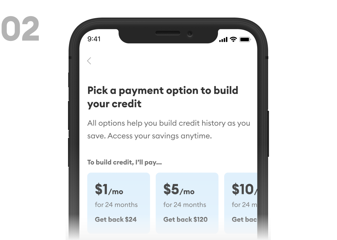 Credit Builder Screen