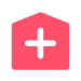 cross house icon