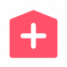 cross house icon