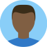 Illustration of a person on a blue background