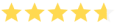 5 gold stars